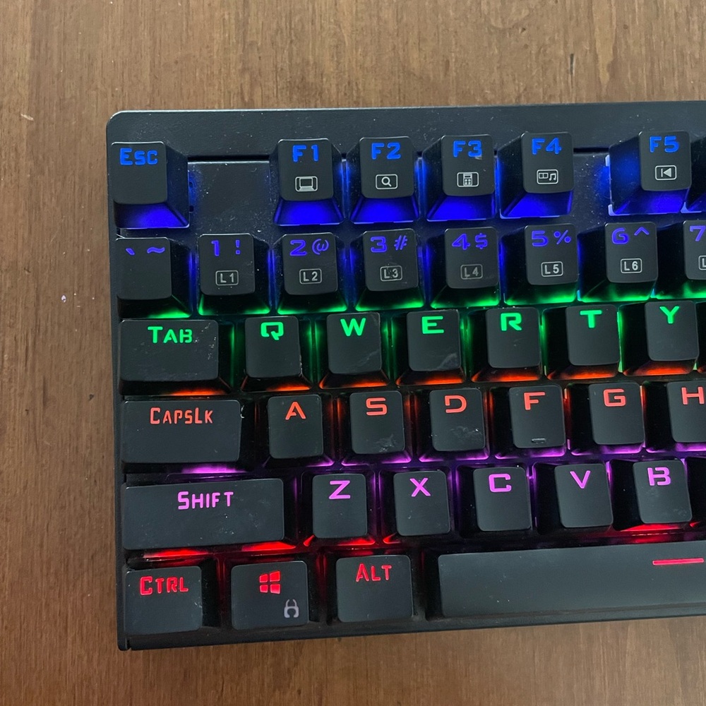 Aukey Rainbow Mechanical Keyboard